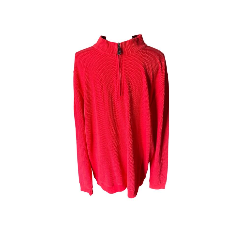 TailorByrd Men’s Quarter-Zip Pullover Sweater | Size XXL